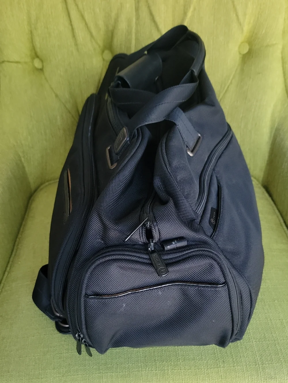 TUMI TECHBlack Men's Travel Duffel Bag with Shoulder Strap